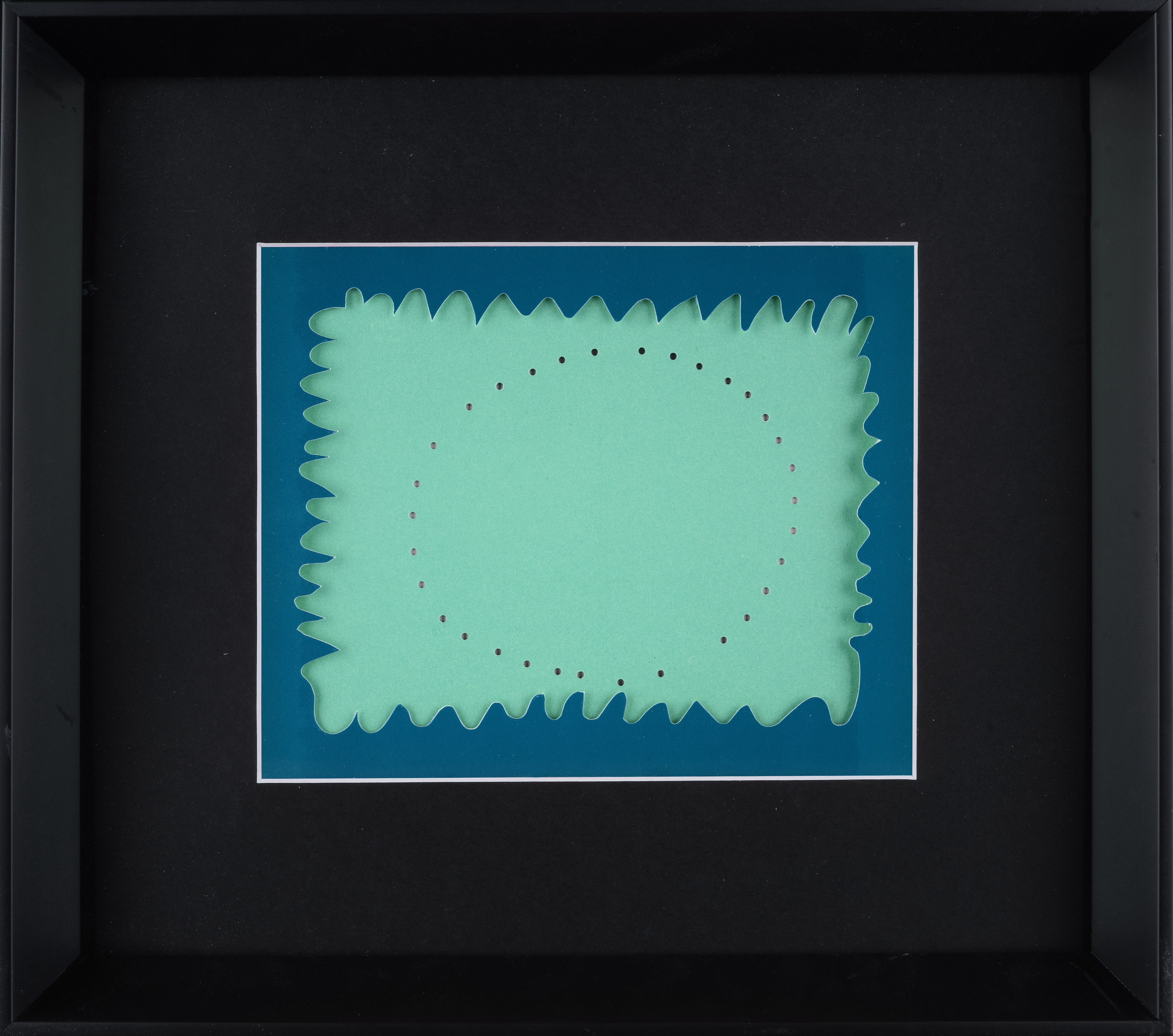 Lucio Fontana - Teatrino, serigrafia a colori