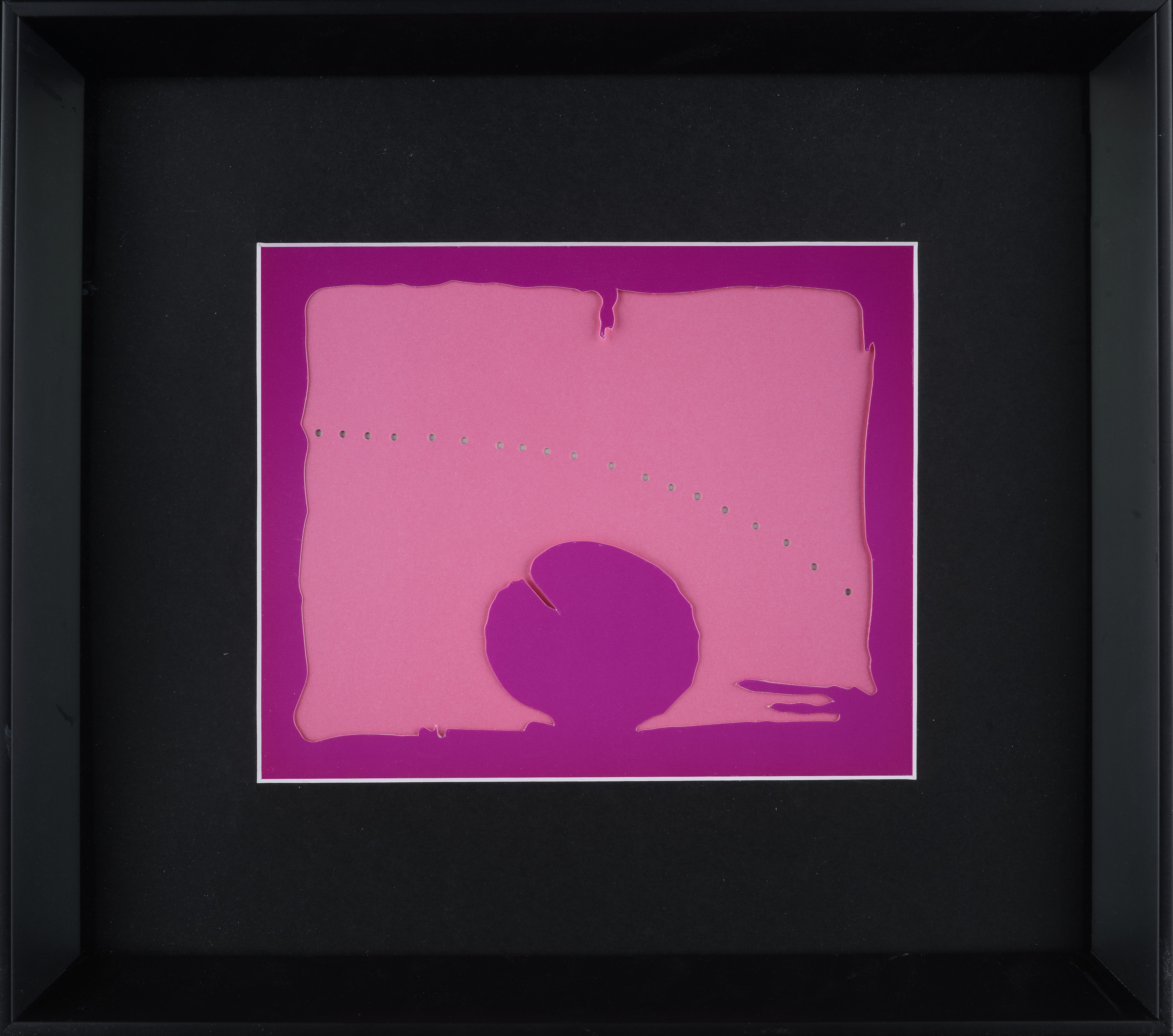 Lucio Fontana - Teatrino, serigrafia a colori