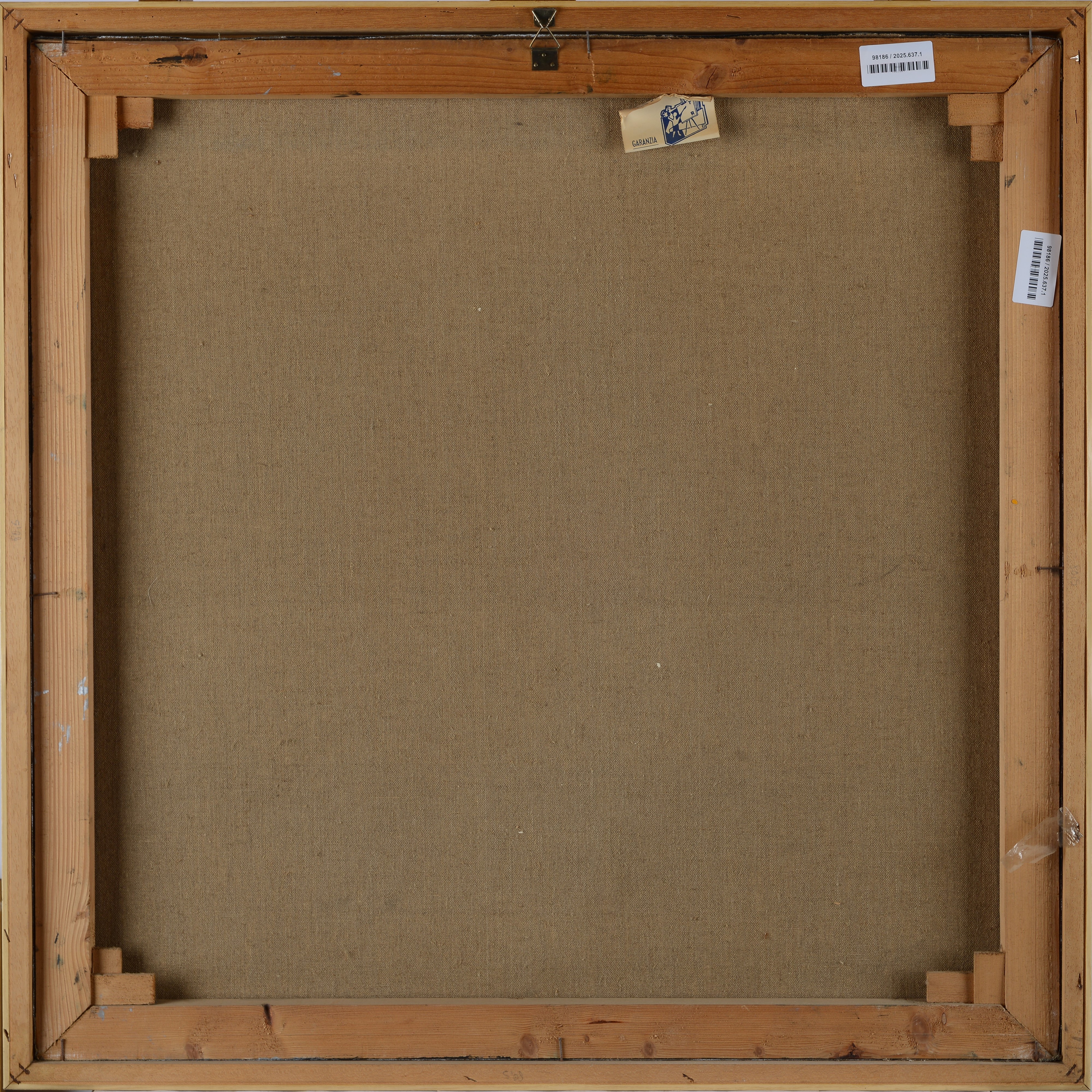 Luca Alinari - Talismano di Pinin, acrilico su tela, cm 80x80