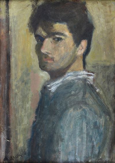 Autoritratto, olio su cartone, 1939