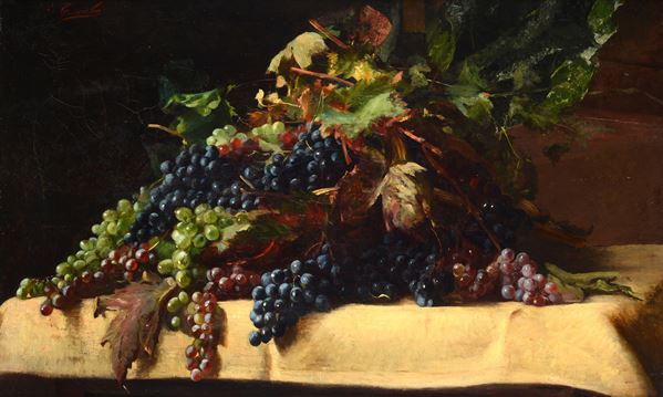 Ettore Cumbo - Still life with grapes
