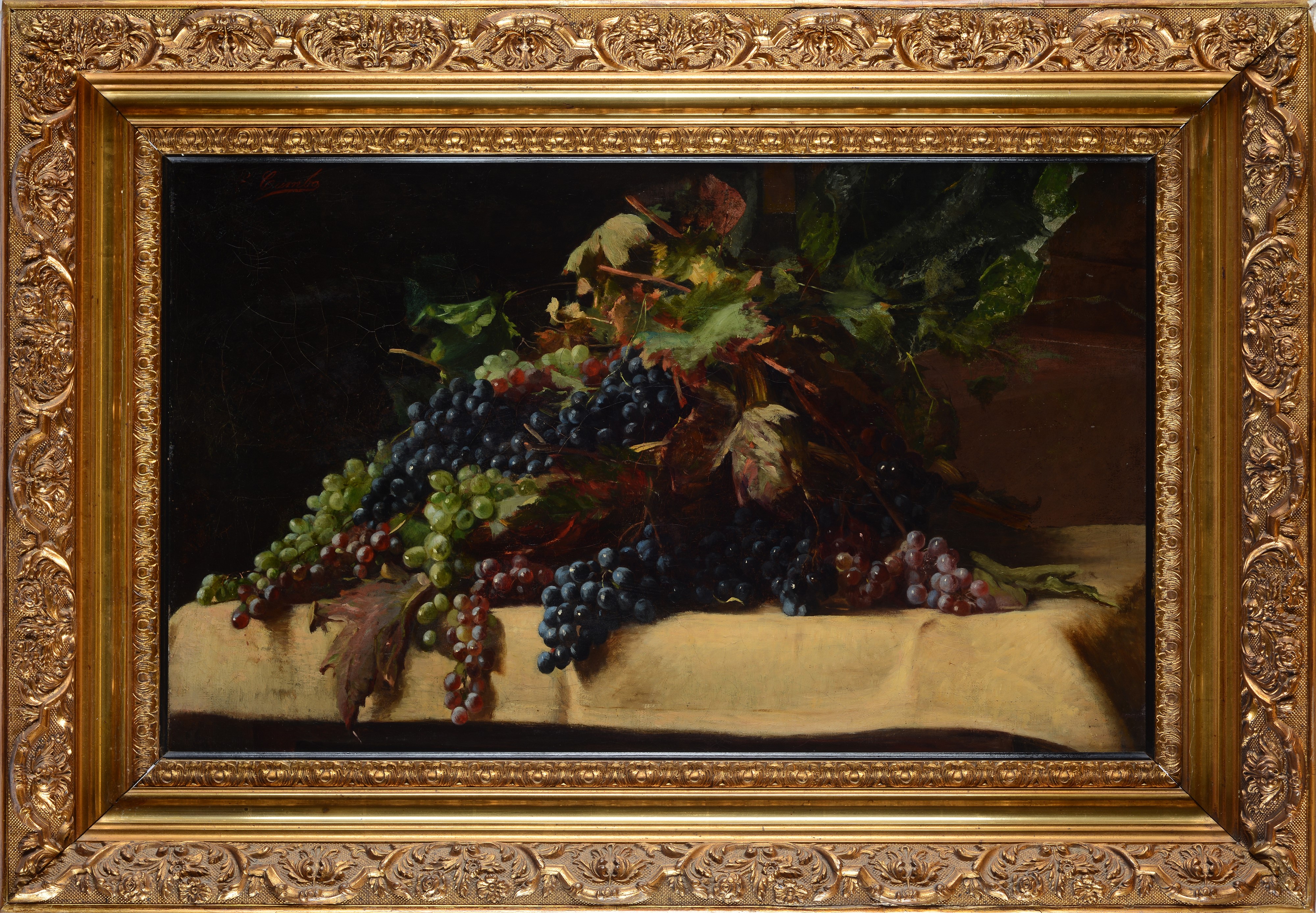 Natura morta con uva