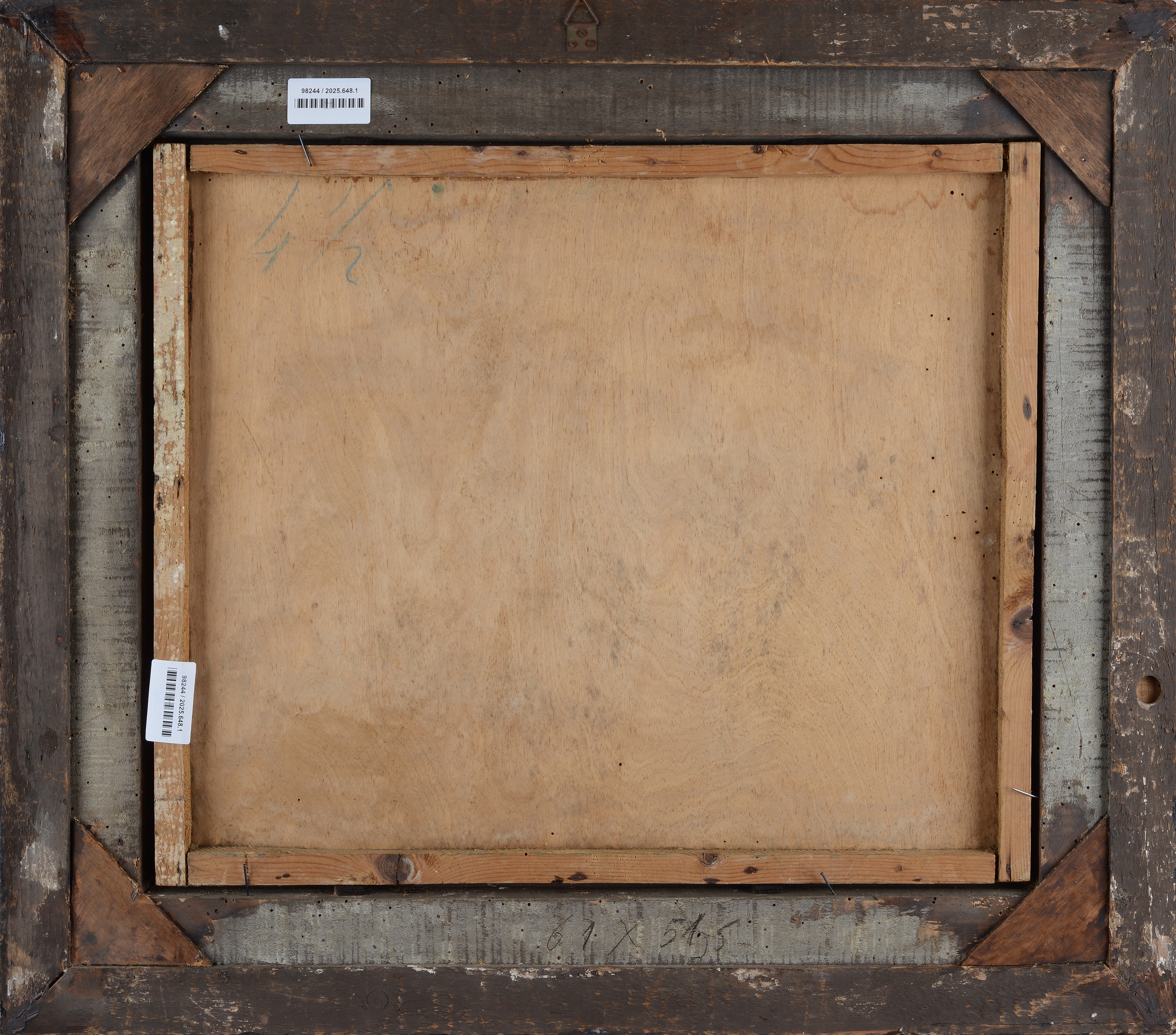 Giovanni Varvaro - Scogli, olio su tavola