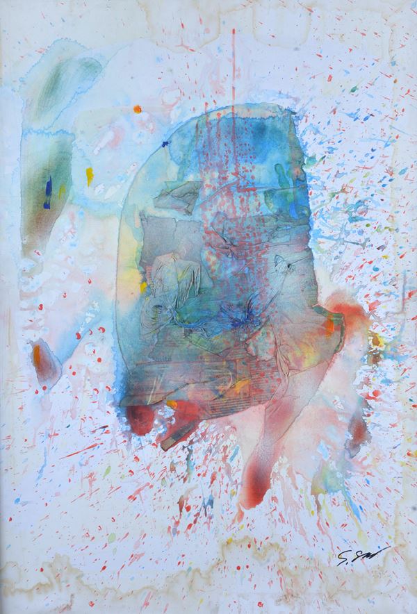 Shozo Shimamoto - Senza titolo
