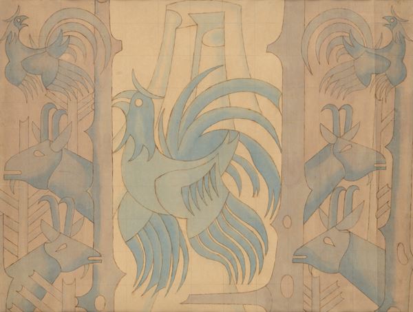 Fortunato Depero - Study for hunting