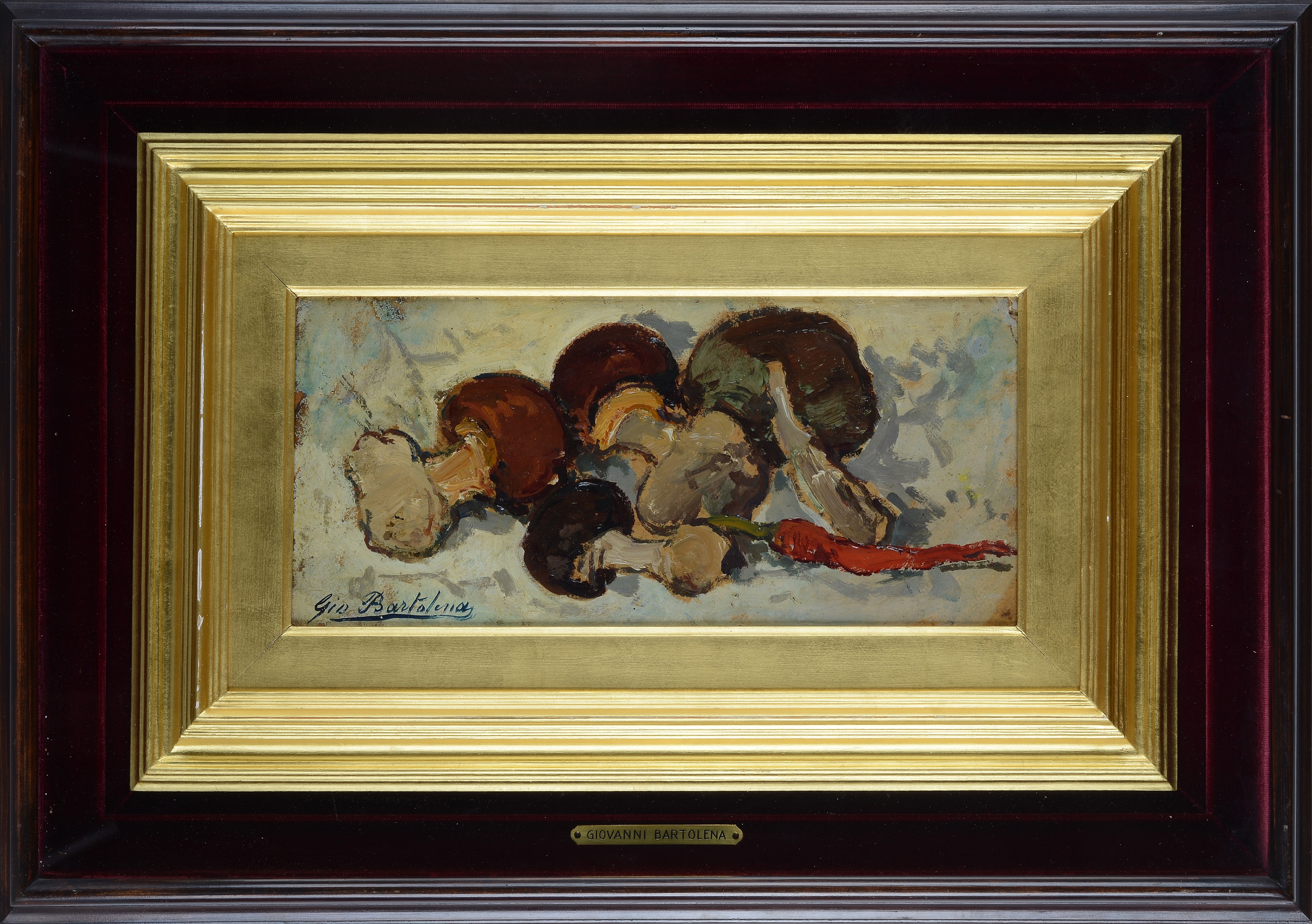 Natura morta con funghi