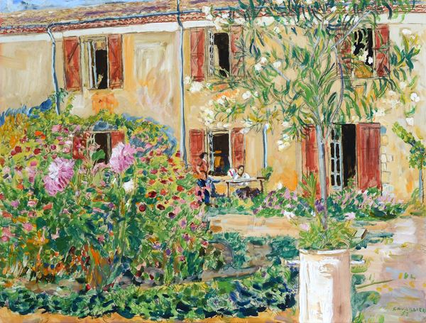 Mario Cavaglieri - Giardino della villa