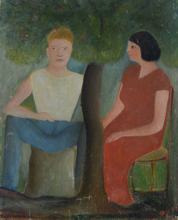 Giuseppe Cesetti - Figure sedute