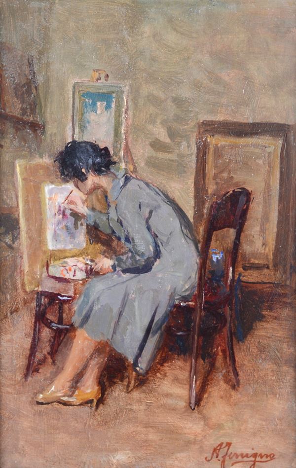 Antonio Ferrigno - La pittrice