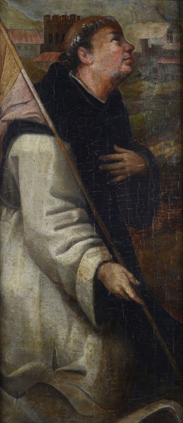 Scuola Italia Settentrionale, XVI - XVII sec. - Santo domenicano