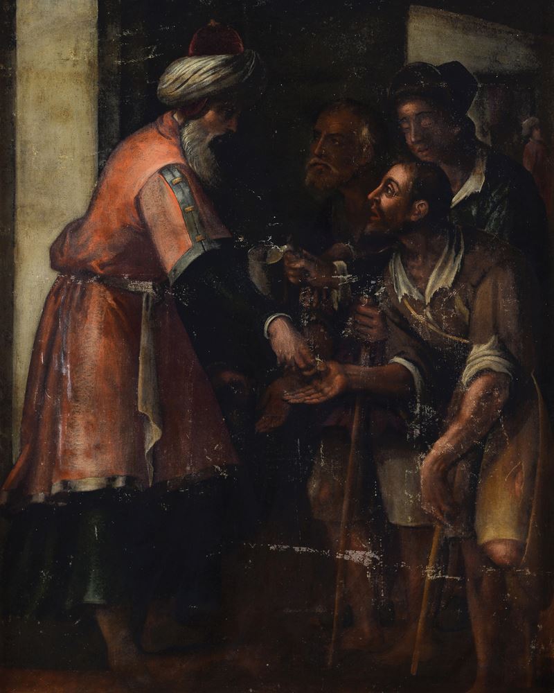 Distribuzione delle elemosine