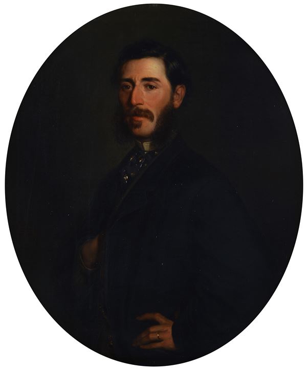 Anonimo, XIX sec. - Ritratto di gentiluomo