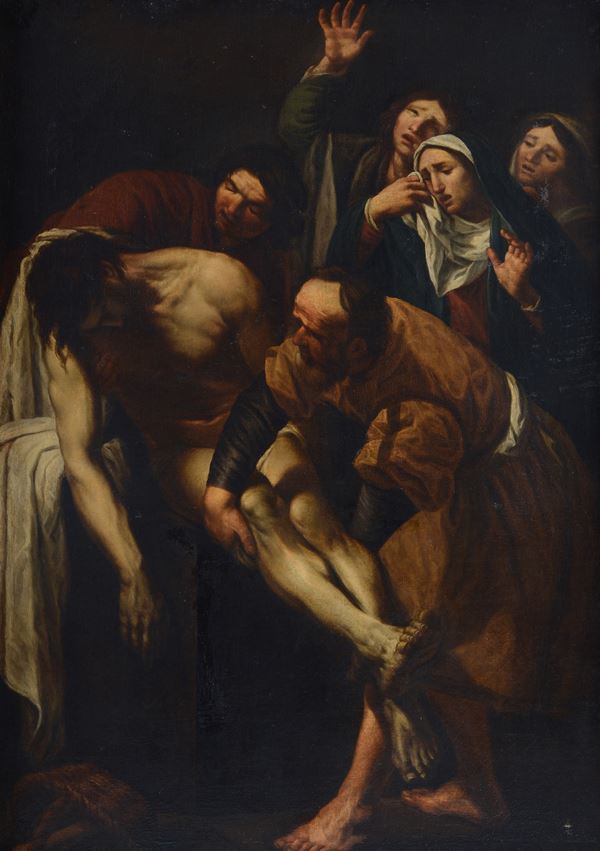Maniera di Dirck van Baburen - Deposizione