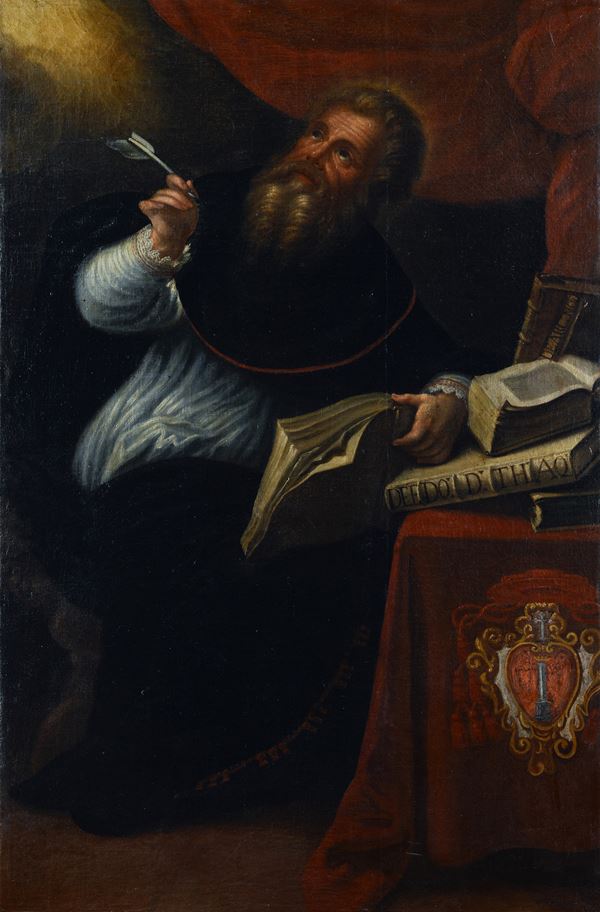 Anonimo, XVIII sec. - Sant'Agostino nello studio