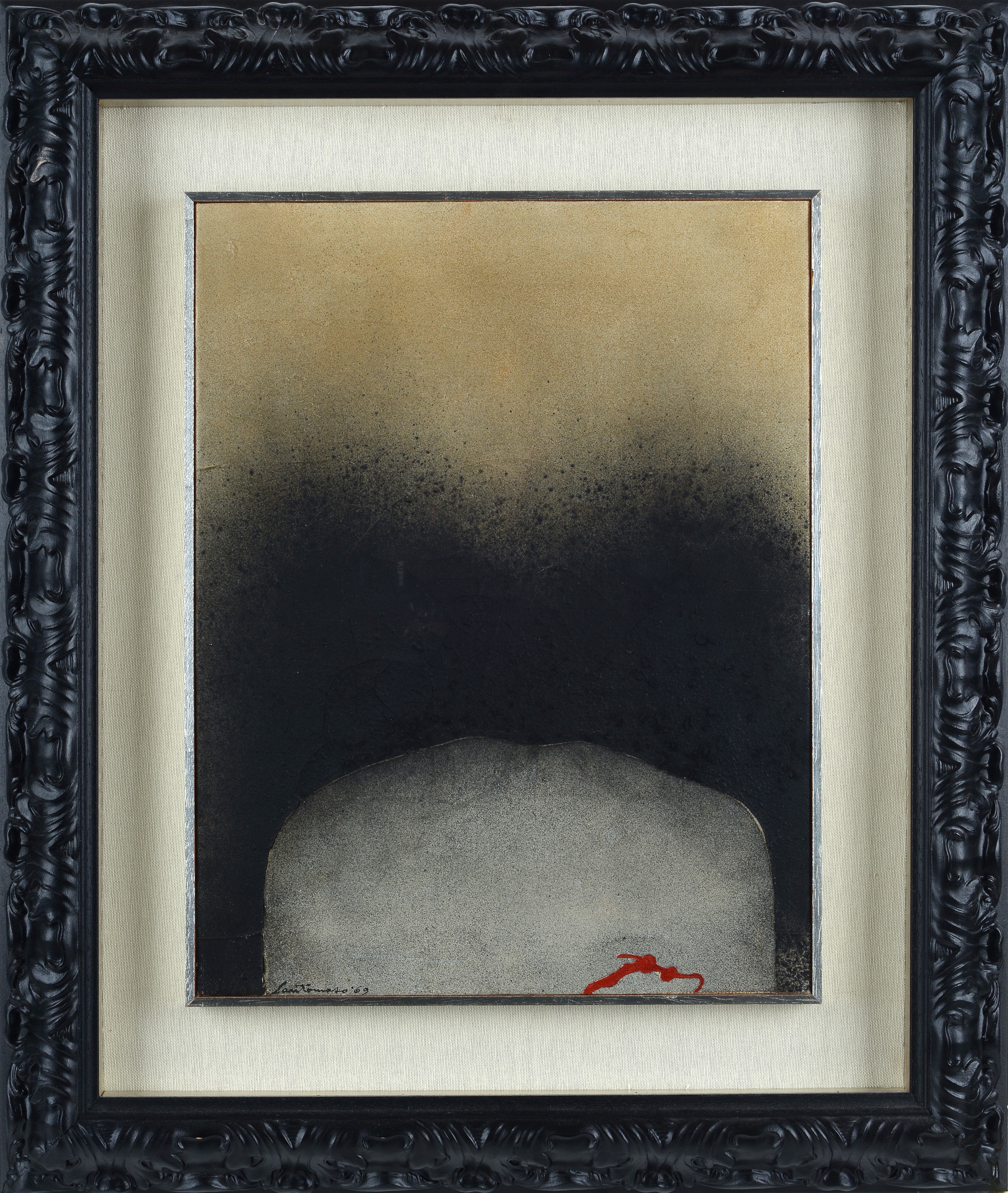 Giuseppe Santomaso - Momento segreto, olio su tela, 1969
