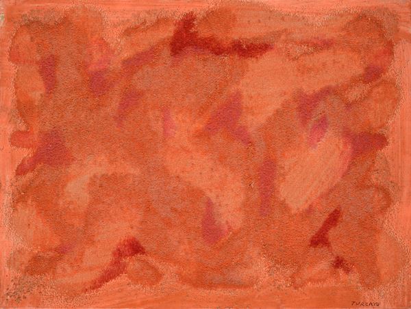 Giulio Turcato - Cangiante arancio