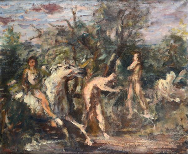 Ugo Capocchini - Figure a cavallo