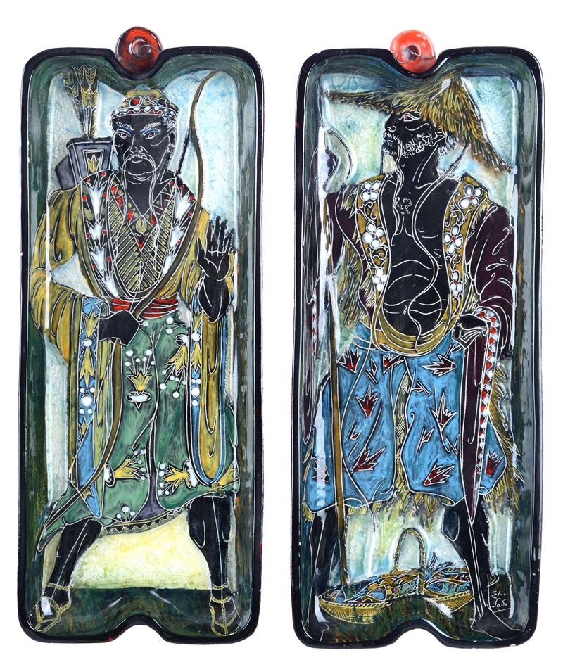 Coppia di mattonelle