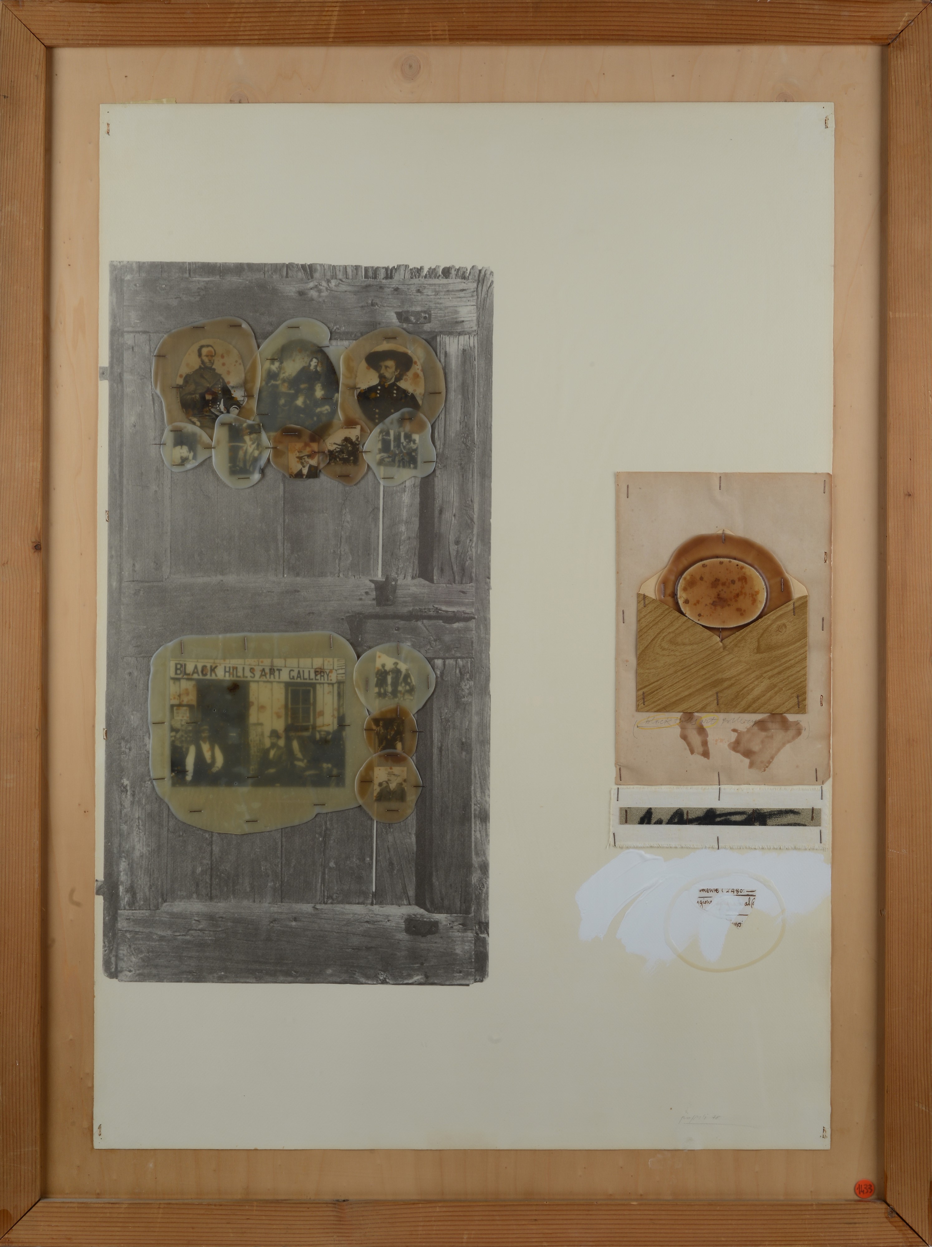 Concetto Pozzati - Black Hills Art Gallery - Tecnica mista e collage su carta