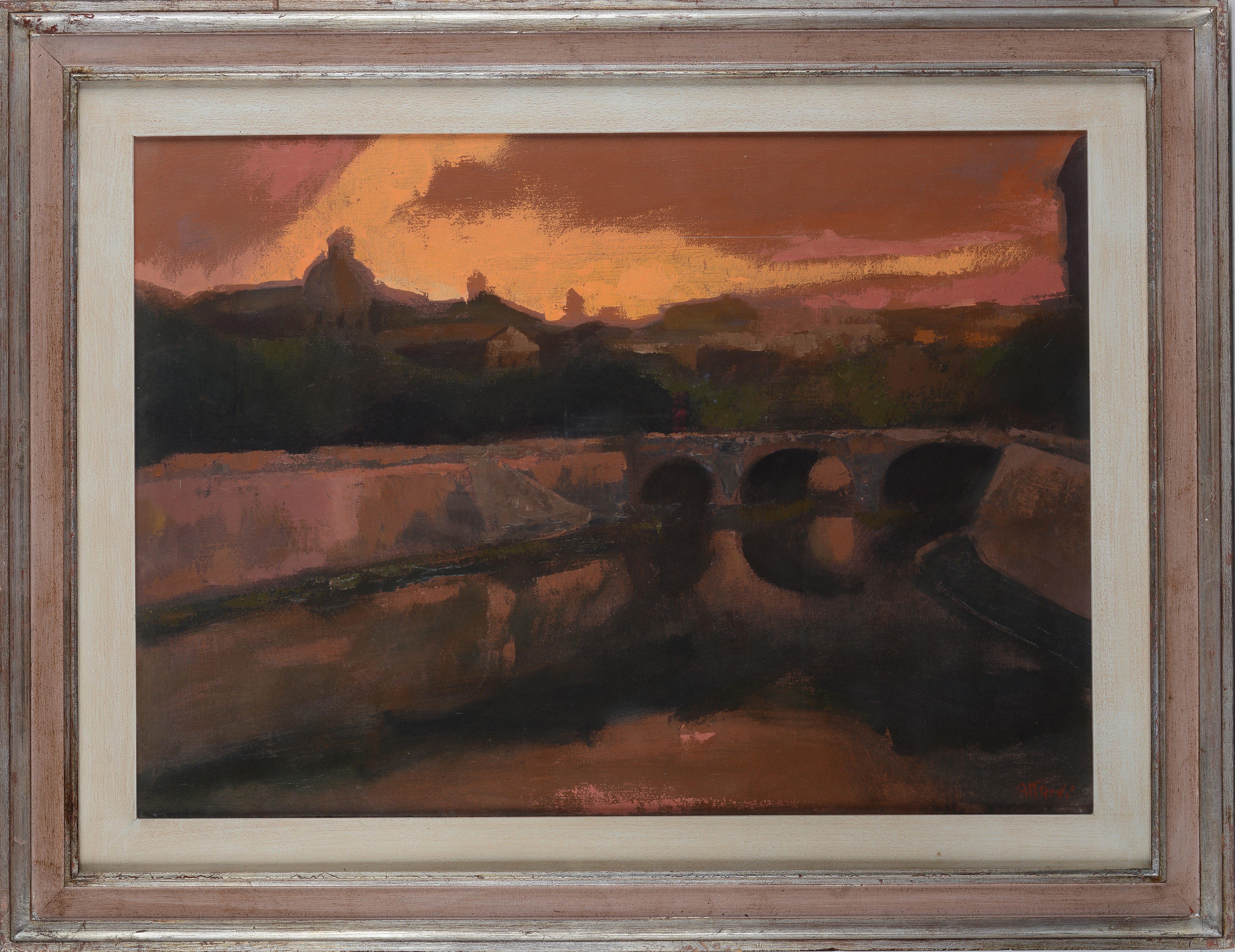 Ugo Attardi - Alba - Olio su tela, 1968, cm 50x70
