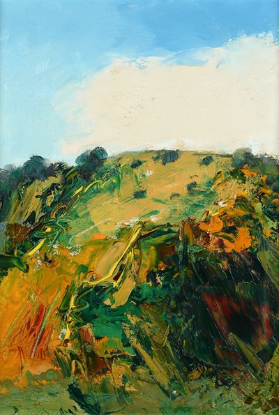 Collina, olio su tela, 1985