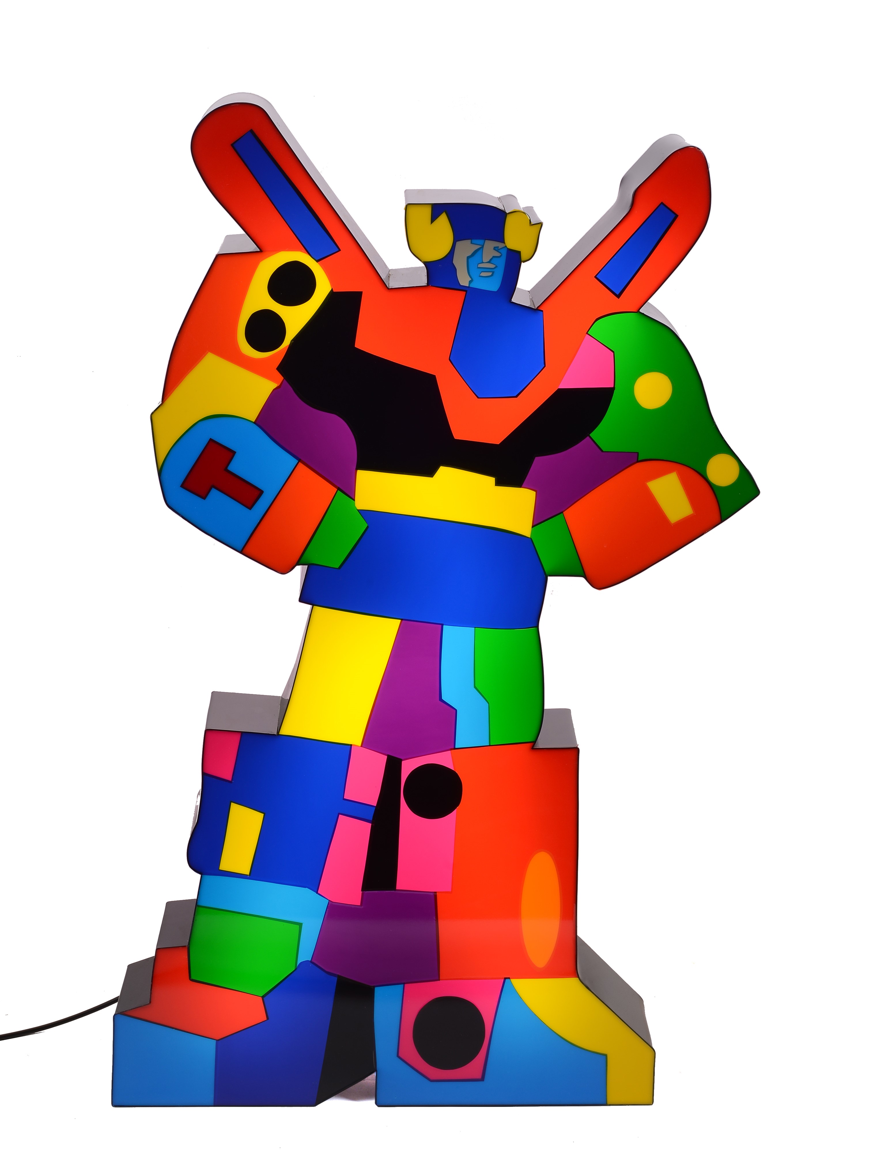 Marco Lodola - Robot - Scultura luminosa in plexiglass e neon