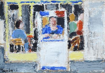 Loterie Nationale (Olio su tela su cartone, 1963)