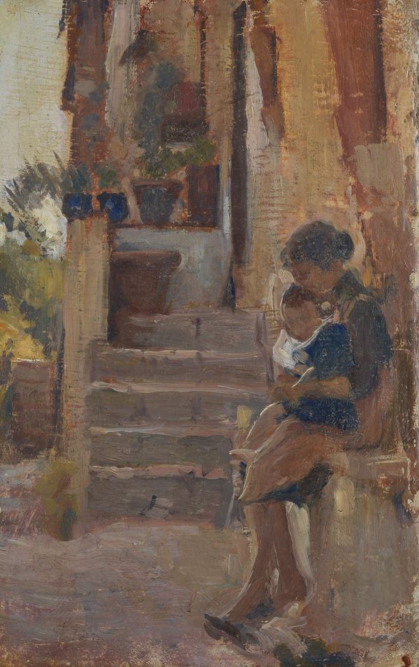 Cesare Ciani - Mother with child