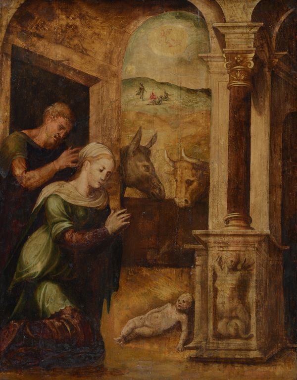 Anonimo, XVI sec. - Natività