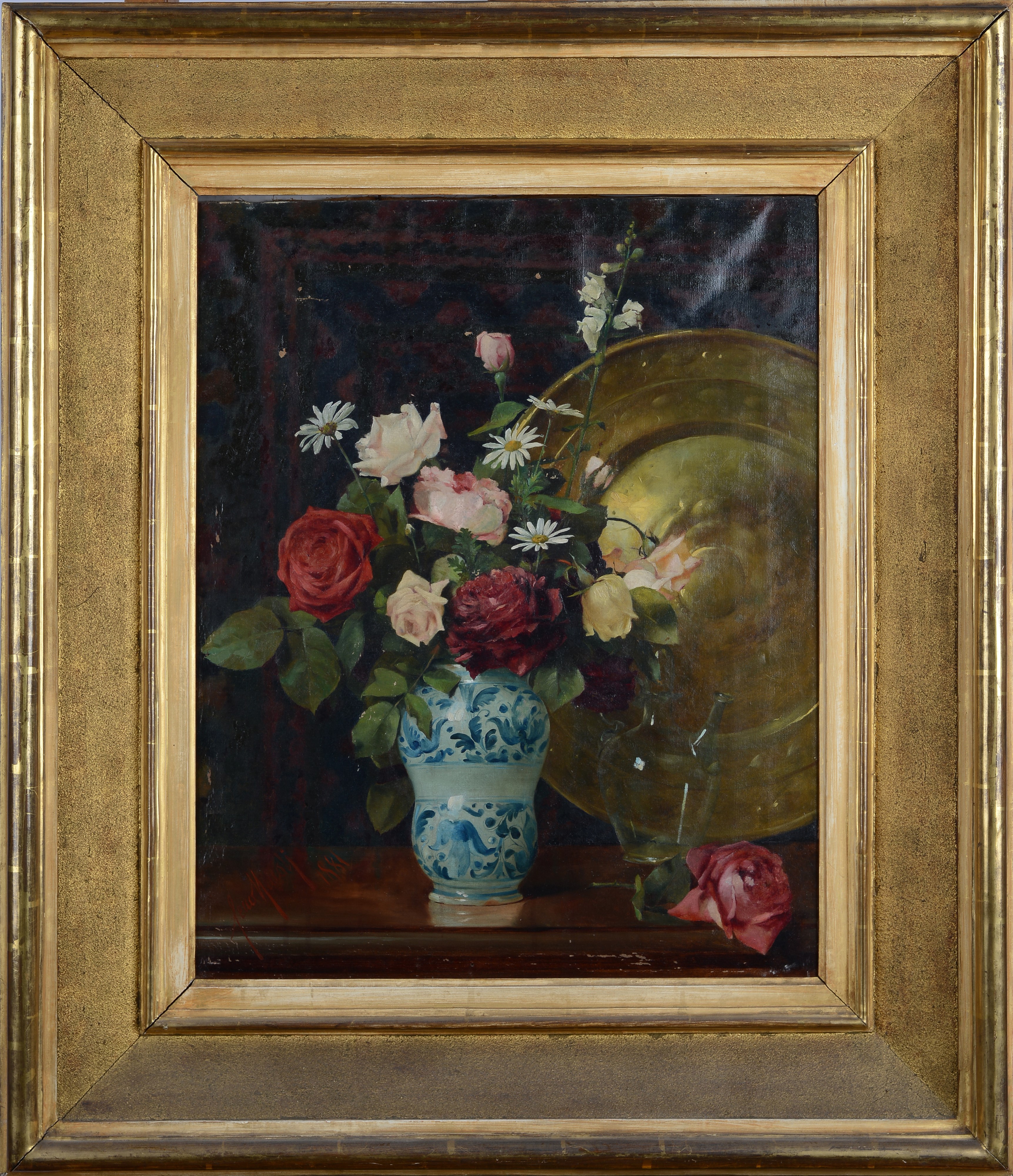 Natura morta con vaso di fiori