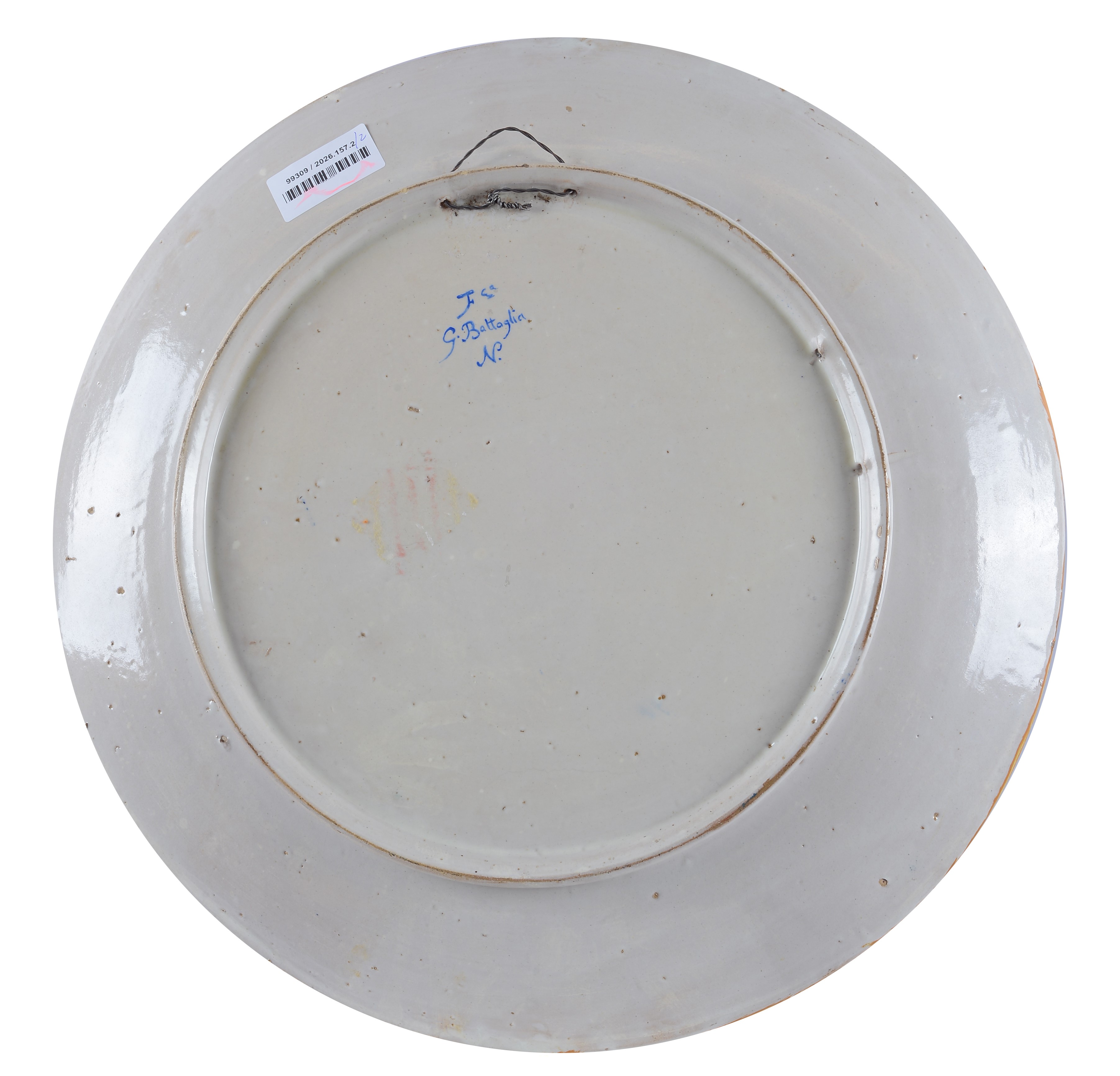 Coppia di piatti istoriati