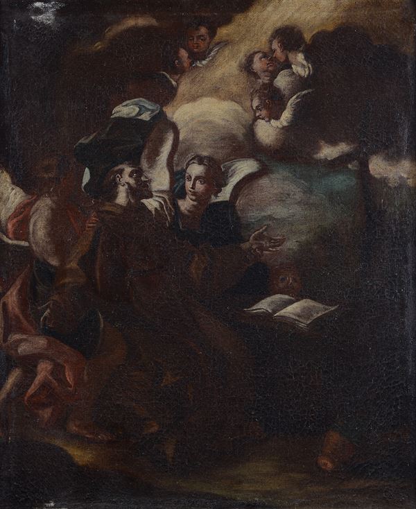 Scuola di Francesco Solimena - Estasi di Francesco