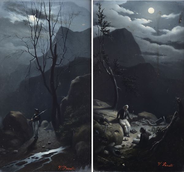 Vincenzo Pacelli - Notturno con figure