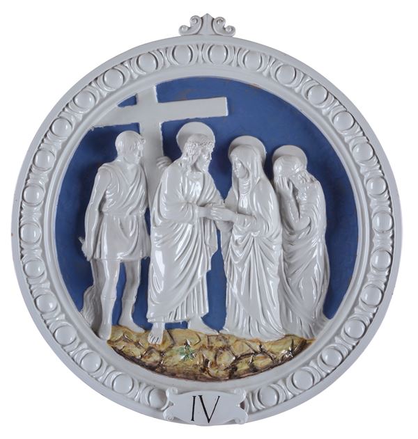 Gesù incontra la Vergine Maria  - IV Stazione della Via Crucis