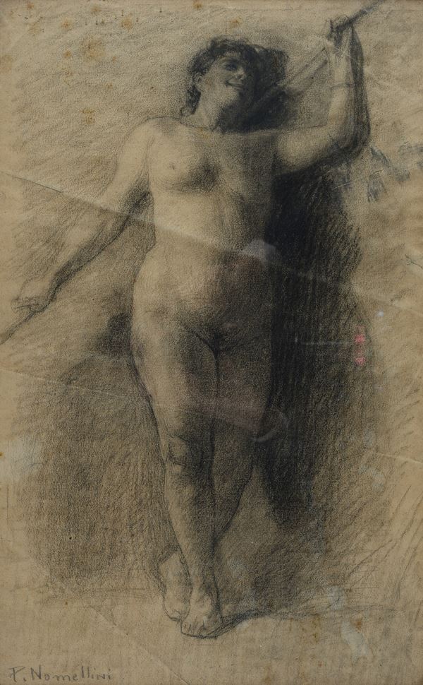Plinio Nomellini - Naked