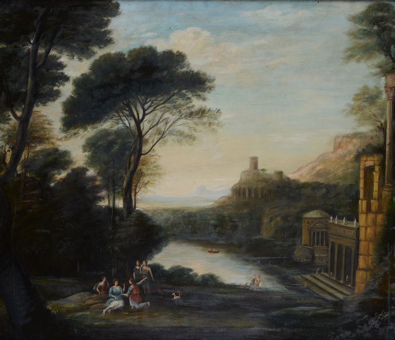 Paesaggio con figure