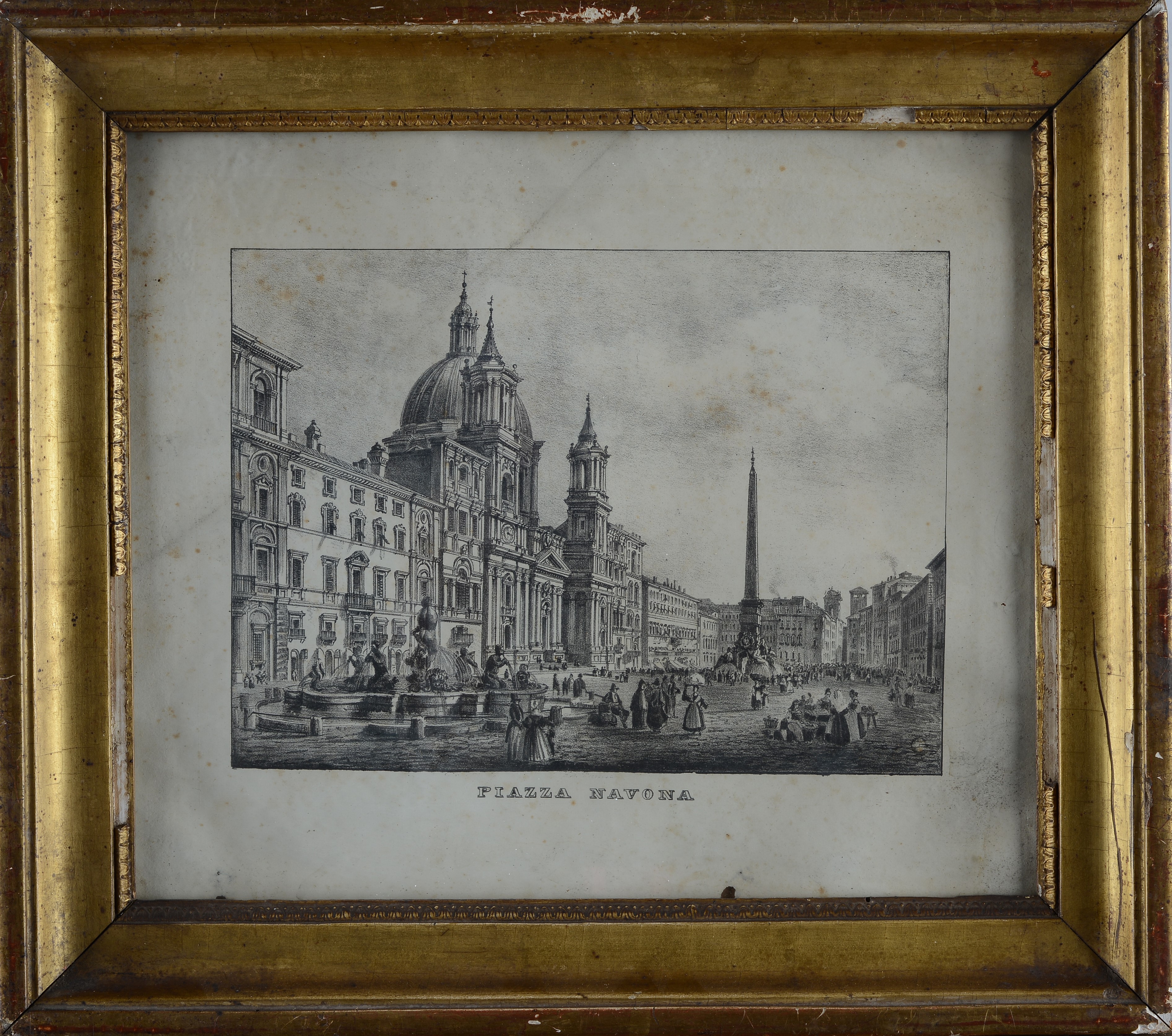 "Piazza Navona"; "Colonna Trajana"; "Avanzi del Foro Palladio"