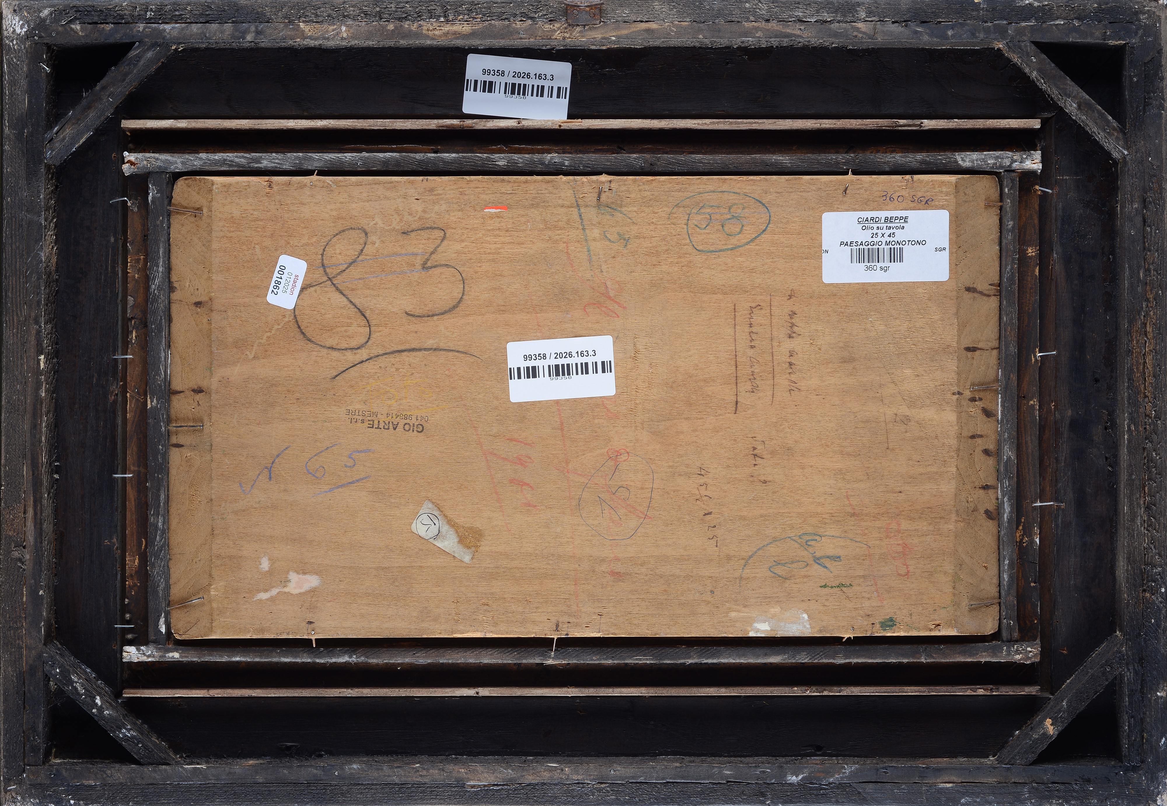 Paesaggio con contadini