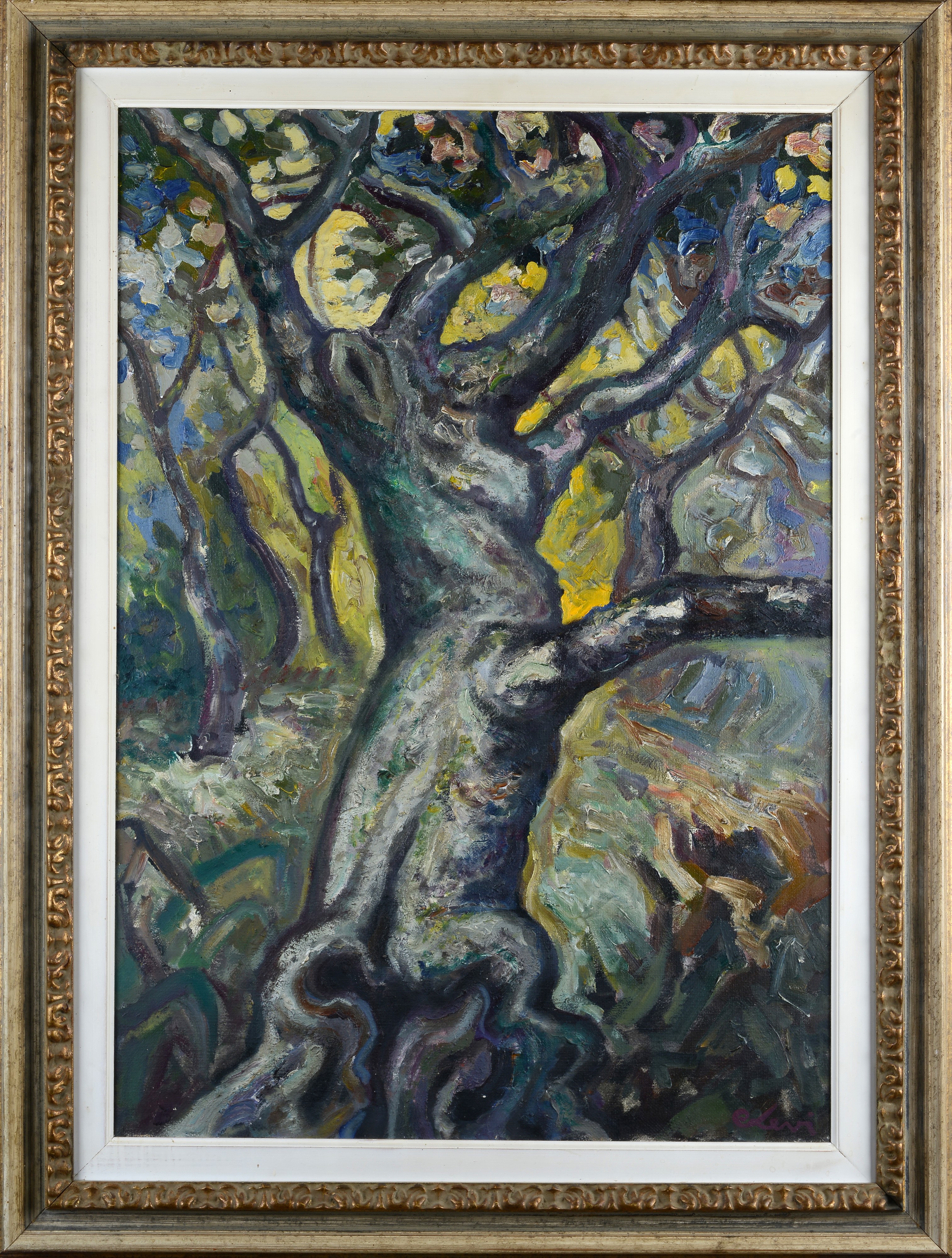 Carlo Levi - Albero, olio su tela
