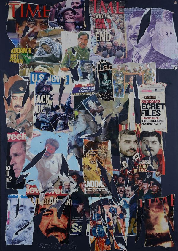 Mimmo Rotella - Saddam