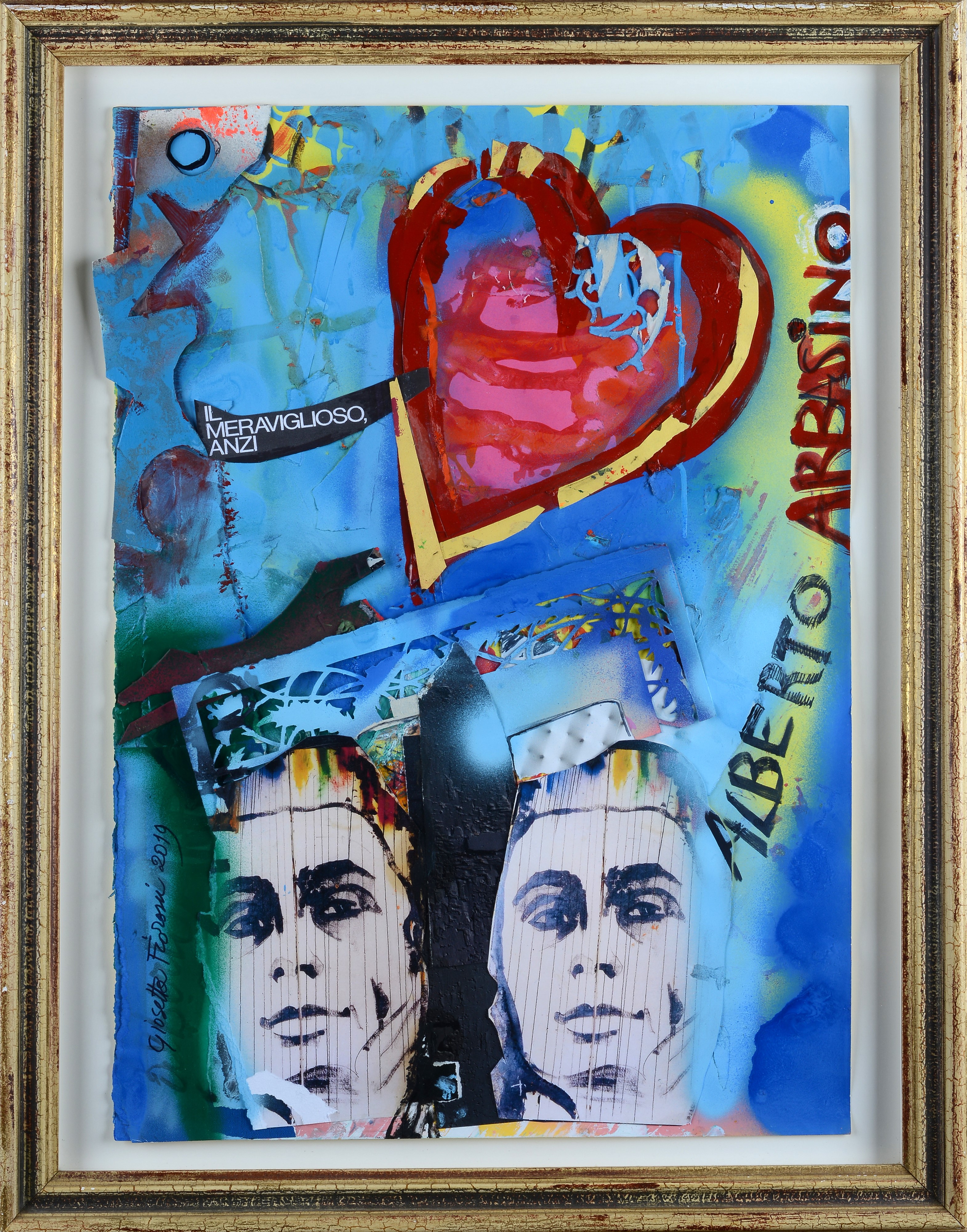 Giosetta Fioroni - Senza titolo (Il meraviglioso, anzi) – tecnica mista su carta, 2019