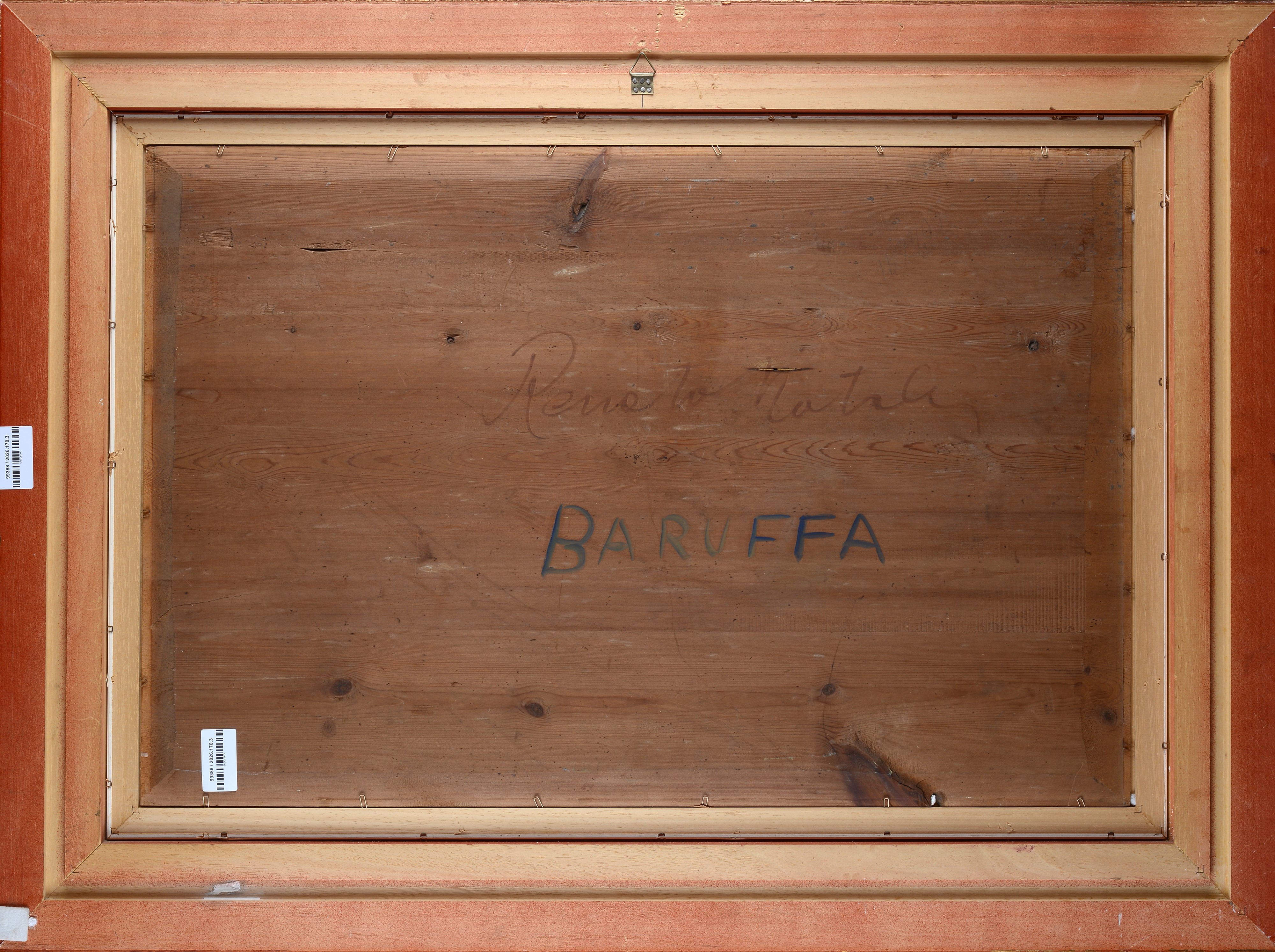 Renato Natali - Baruffa, olio su tavola
