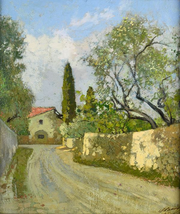 Carlo Passigli - Street with houses