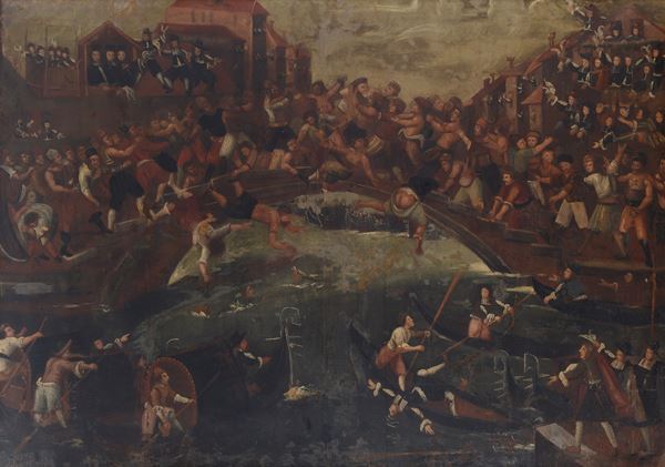 Anonimo, XVIII sec. - La guerra dei pugni