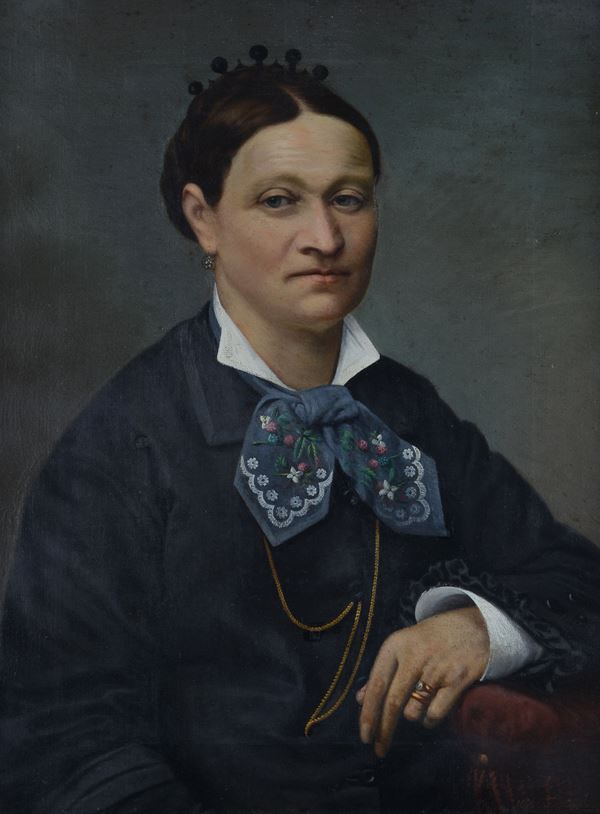 Filippo Carcano - Ritratto di signora