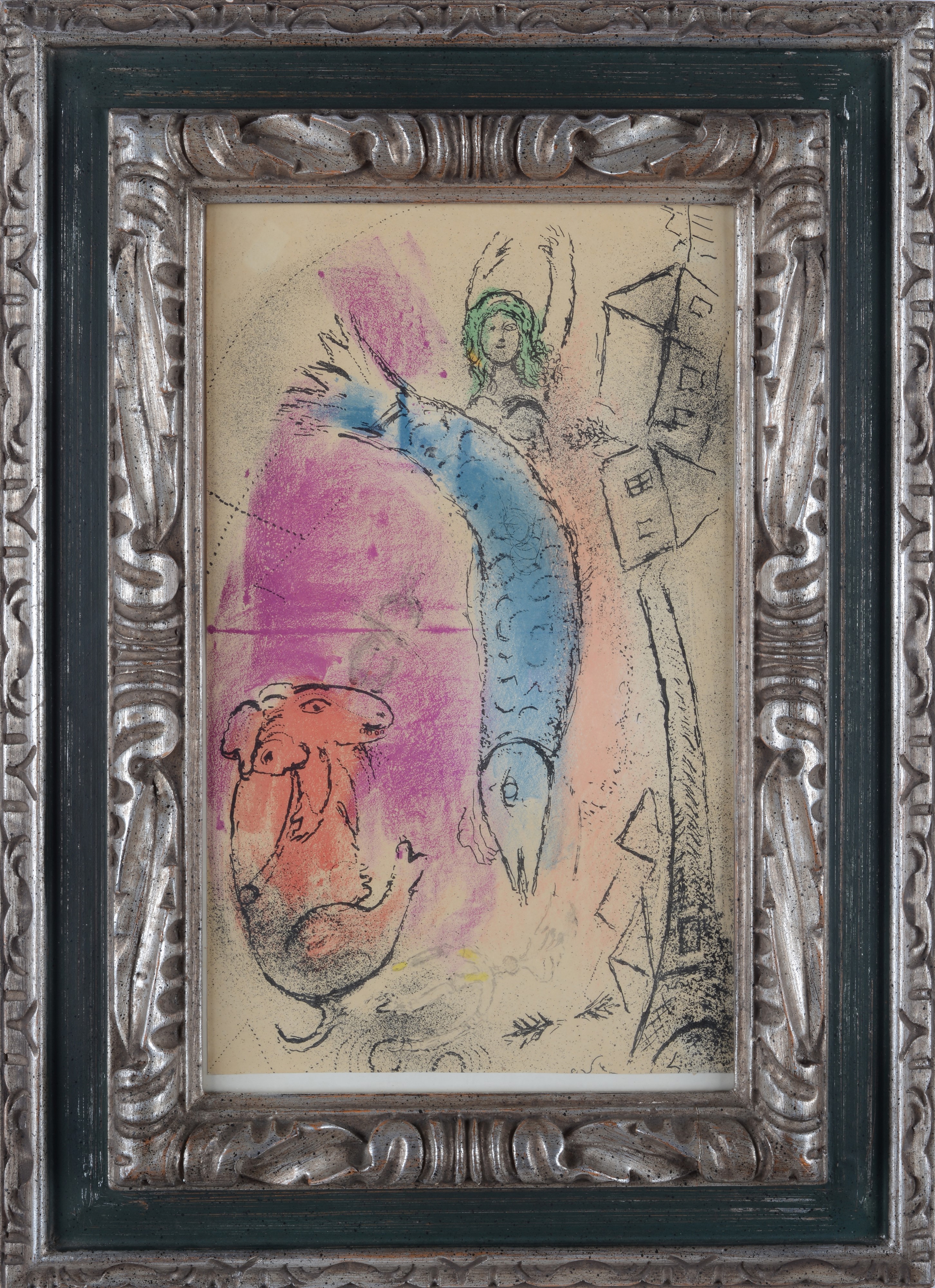 Marc Chagall - Senza titolo - Litografia a colori