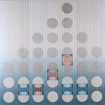 Senza titolo (Acrilico su tela, 90x90 cm, 1991)