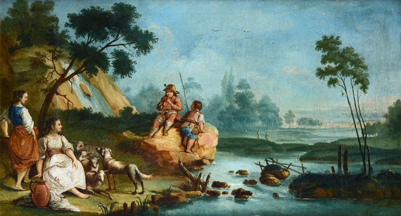 Pastorello con flauto