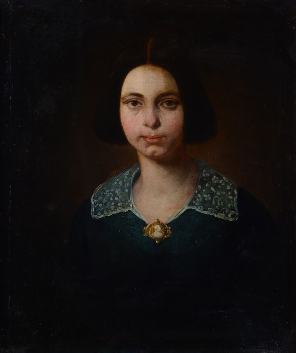 Anonimo, XIX sec. - Ritratto femminile