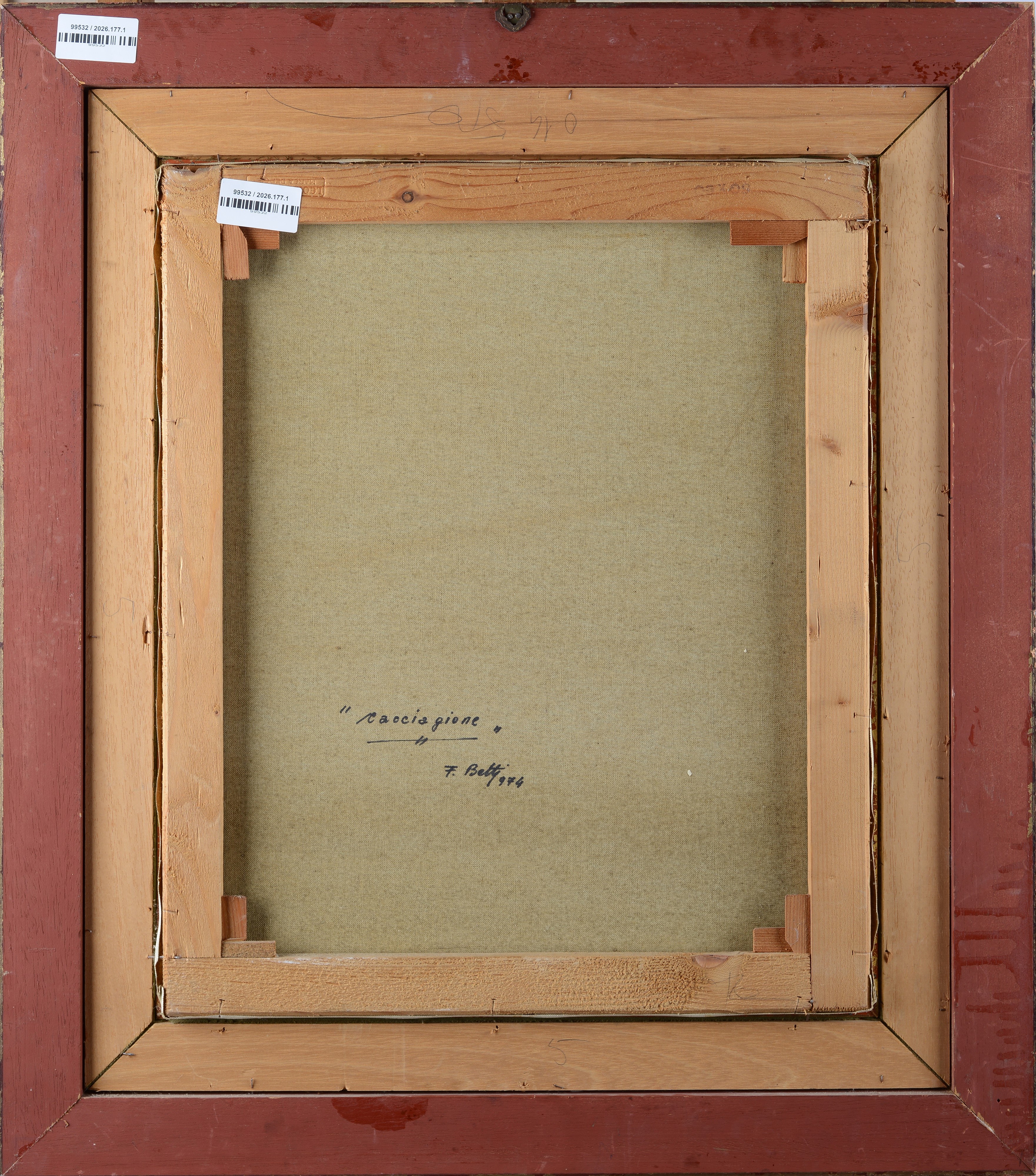 Franco Betti - Beccacce, olio su tela, cm. 61x50